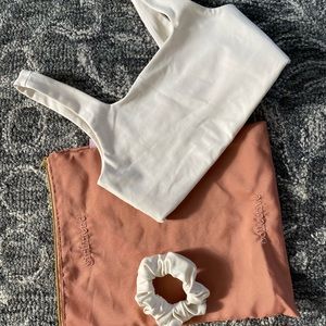 Girlfriend Collective Tommy bra Ivory XS